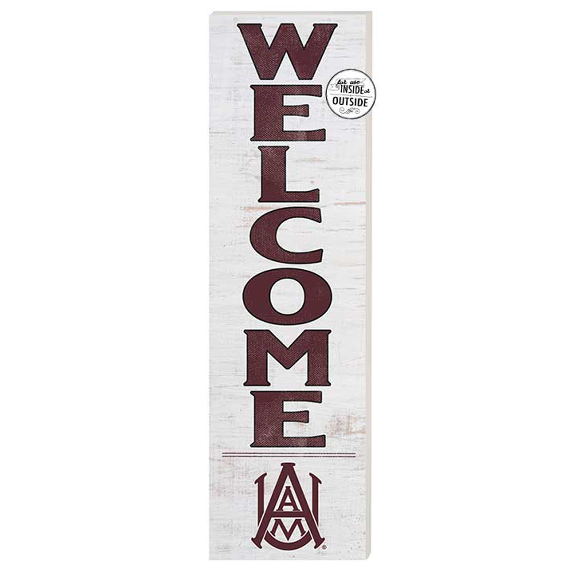 Alabama A&M Bulldogs 10'' x 35'' Indoor/Outdoor Welcome Sign