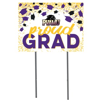 Prairie View A&M Panthers 18'' x 24'' Grad Yard Sign