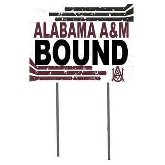 Alabama A&M Bulldogs 18'' x 24'' Bound Yard Sign