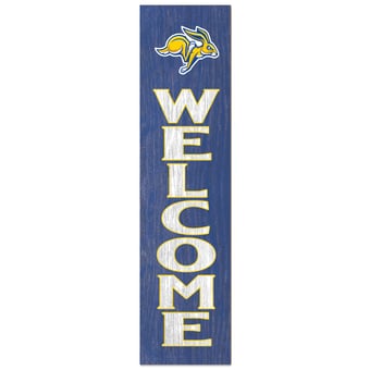 South Dakota State Jackrabbits 12'' x 48'' Welcome Outdoor Leaner