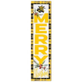 Wichita State Shockers 12'' x 48'' Outdoor Merry Christmas Leaner