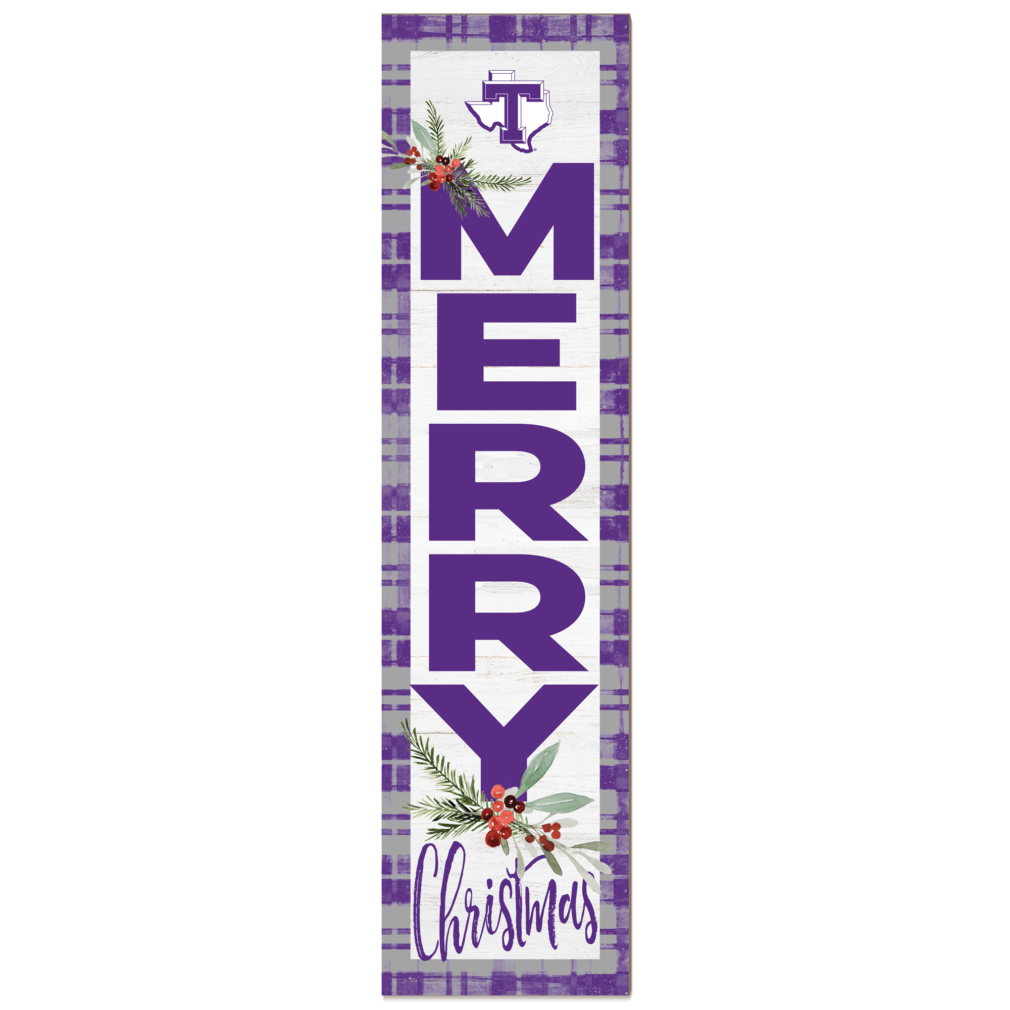 Tarleton State Texans 12” x 48” Outdoor Merry Christmas Leaner Tarleton State Texans 12” x 48” Outdoor Merry Christmas Leaner