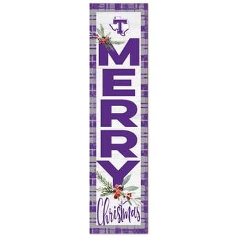 Tarleton State Texans 12'' x 48'' Outdoor Merry Christmas Leaner