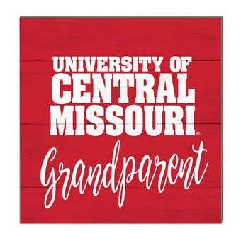 Central Missouri Mules 10'' x 10'' Grandparent Plaque