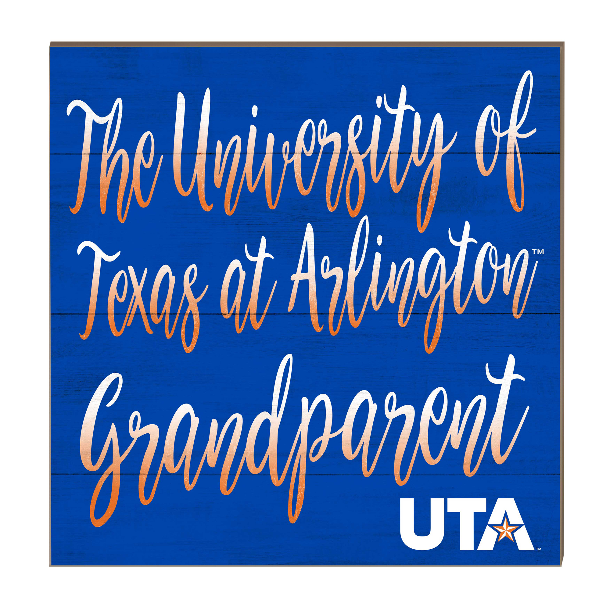 UT Arlington Mavericks 10'' x 10'' Grandparent Plaque