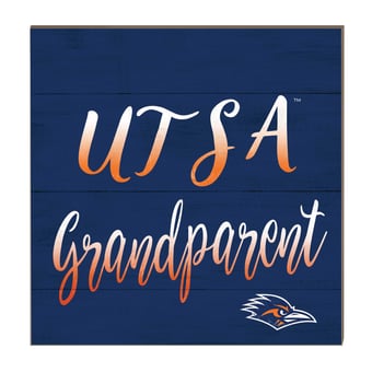UTSA Roadrunners 10'' x 10'' Grandparent Plaque
