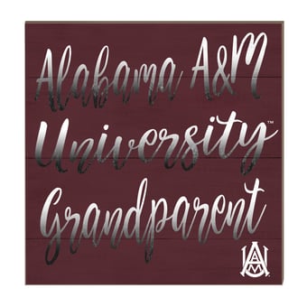 Alabama A&M Bulldogs 10'' x 10'' Grandparent Plaque