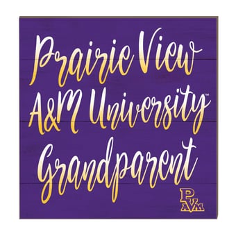 Prairie View A&M Panthers 10'' x 10'' Grandparent Plaque