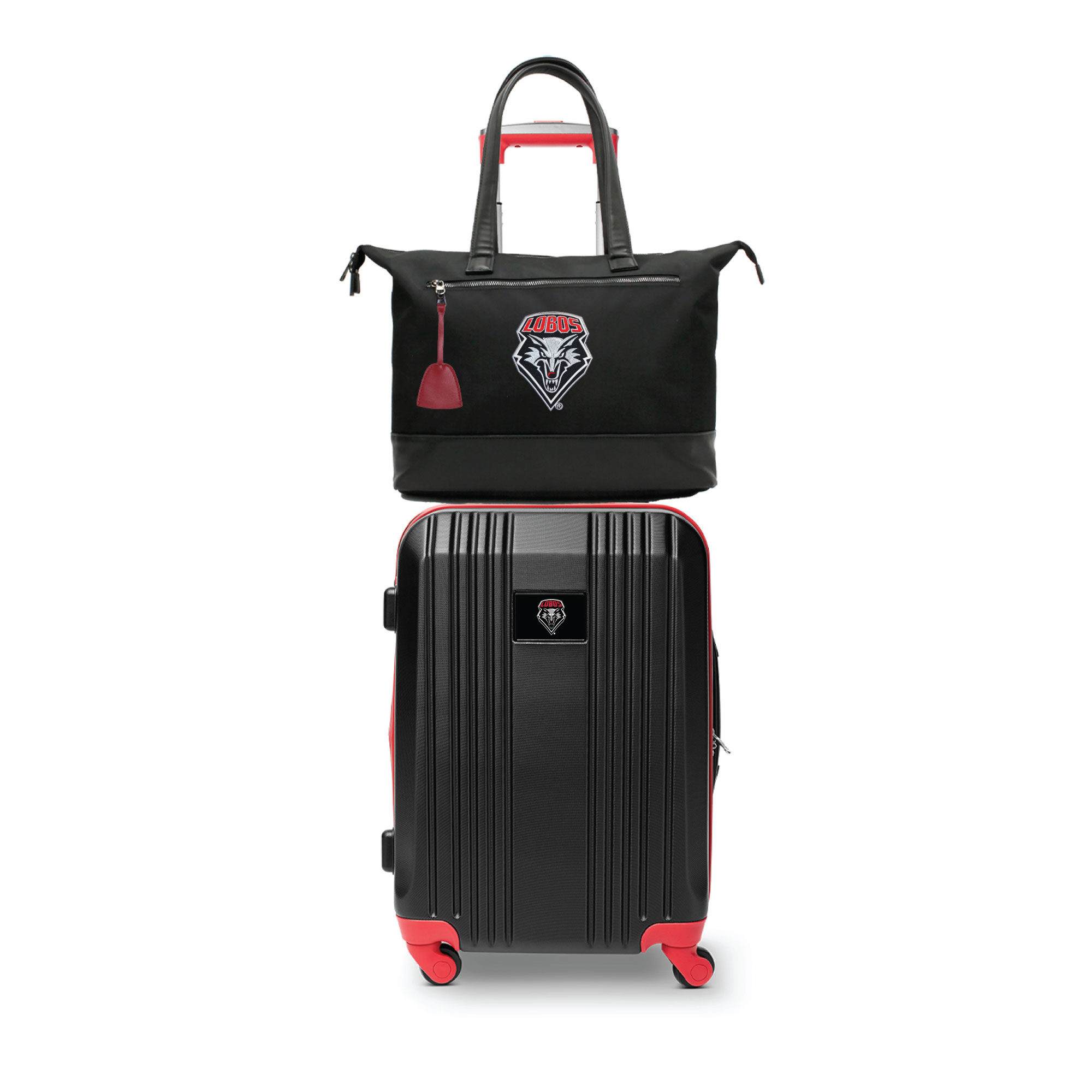 MOJO New Mexico Lobos Premium Laptop Tote Bag and Luggage Set