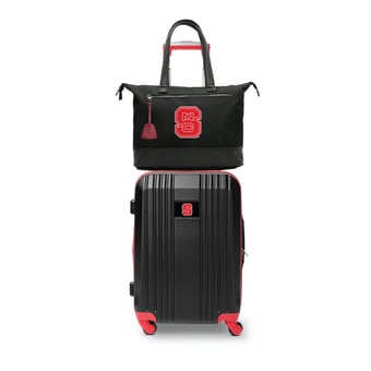 MOJO NC State Wolfpack Premium Laptop Tote Bag and Luggage Set