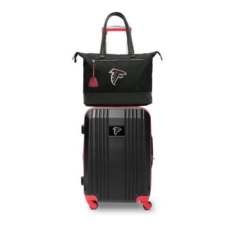 MOJO Atlanta Falcons Premium Laptop Tote Bag and Luggage Set