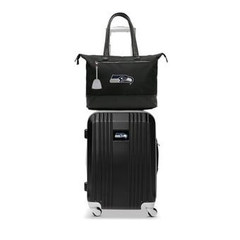 MOJO Seattle Seahawks Premium Laptop Tote Bag and Luggage Set