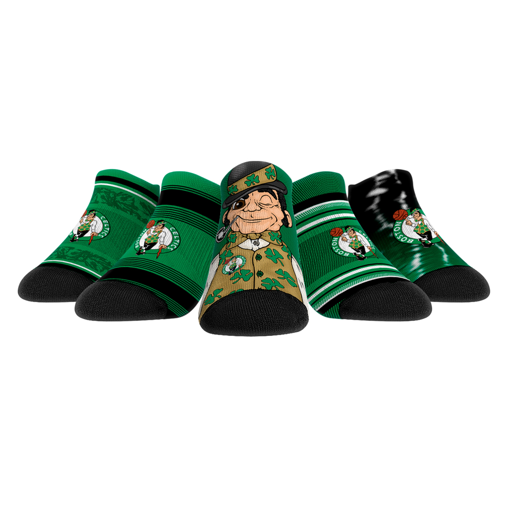 Unisex Rock Em Boston Celtics Super Fan 5-Pack Low-Cut Socks