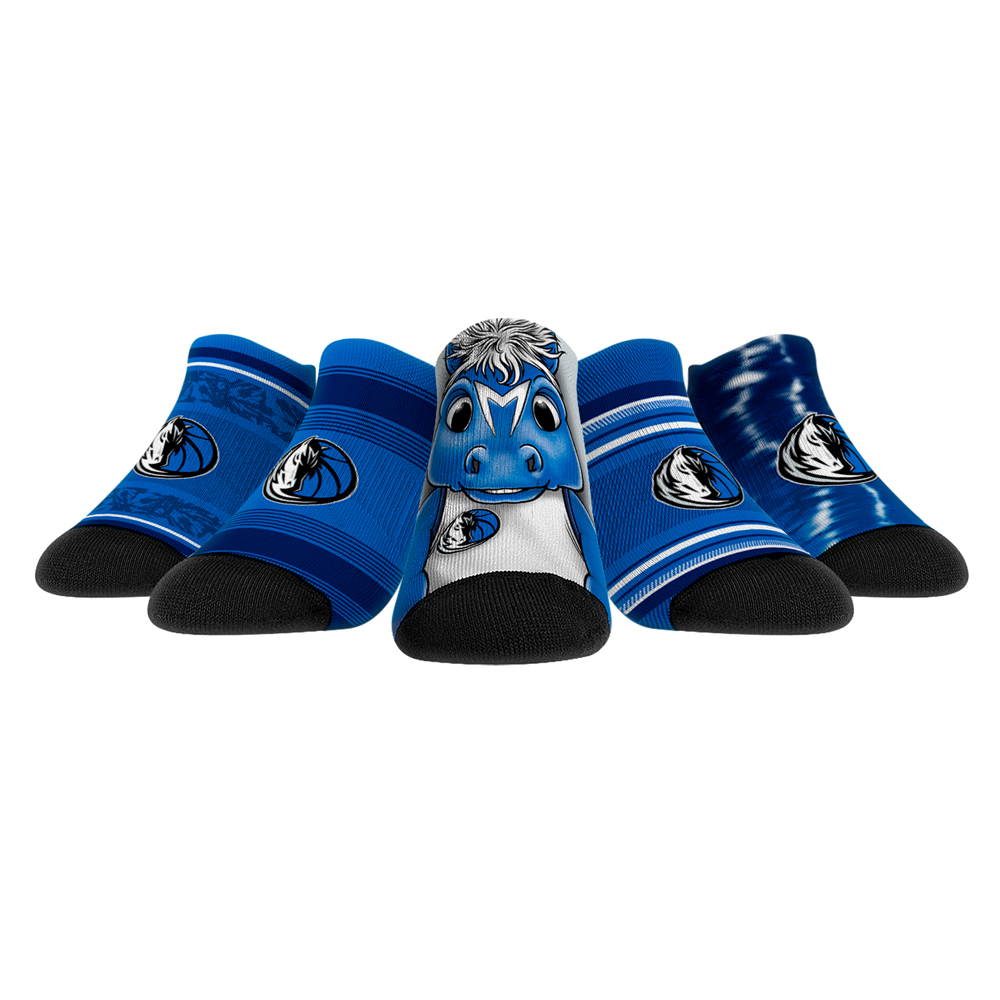 Unisex Rock Em Dallas Mavericks Super Fan 5-Pack Low-Cut Socks