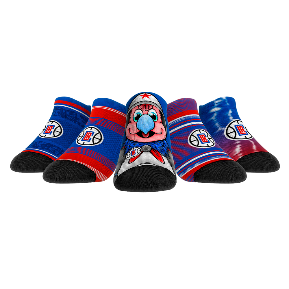 Unisex Rock Em LA Clippers Super Fan 5-Pack Low-Cut Socks