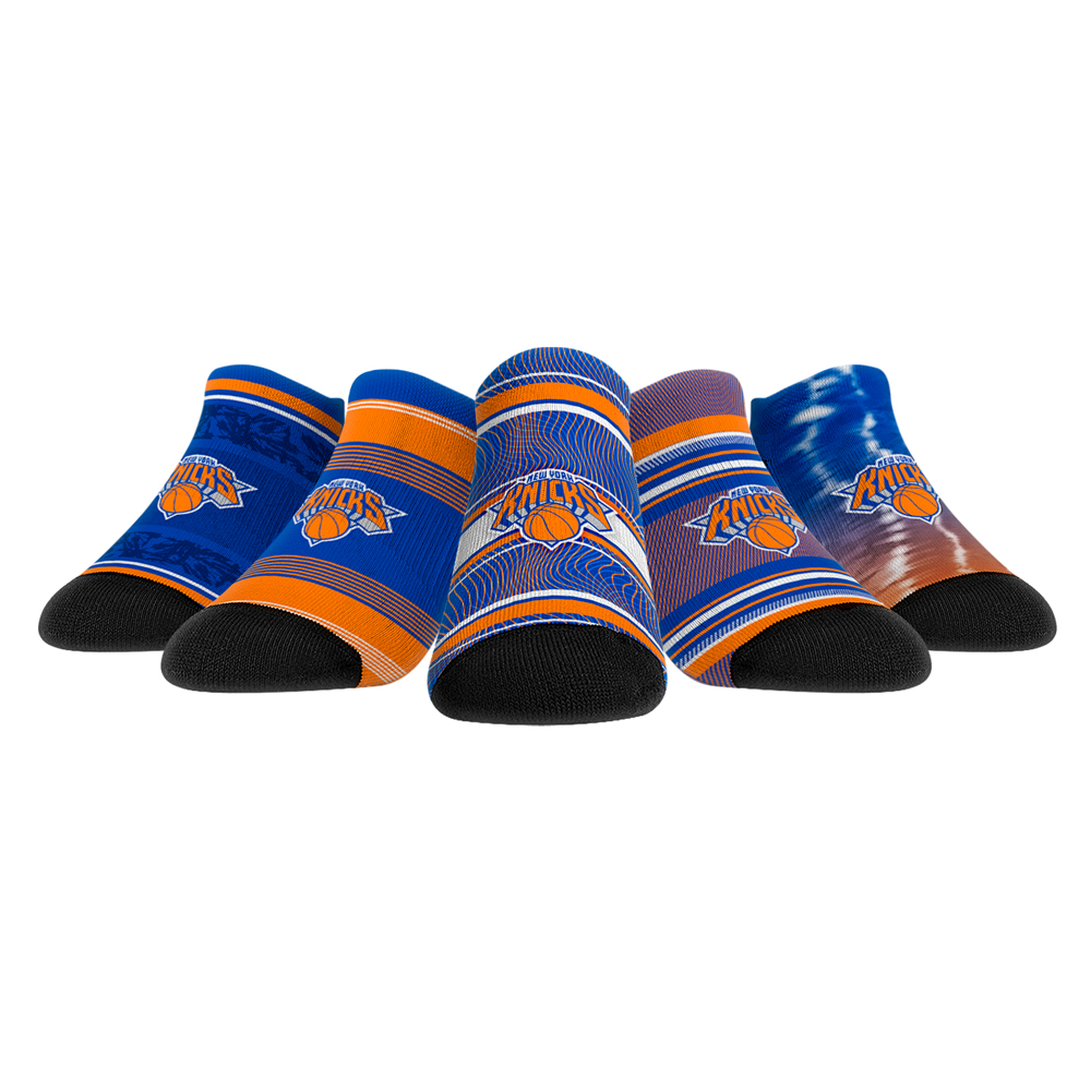 Unisex Rock Em New York Knicks Super Fan 5-Pack Low-Cut Socks