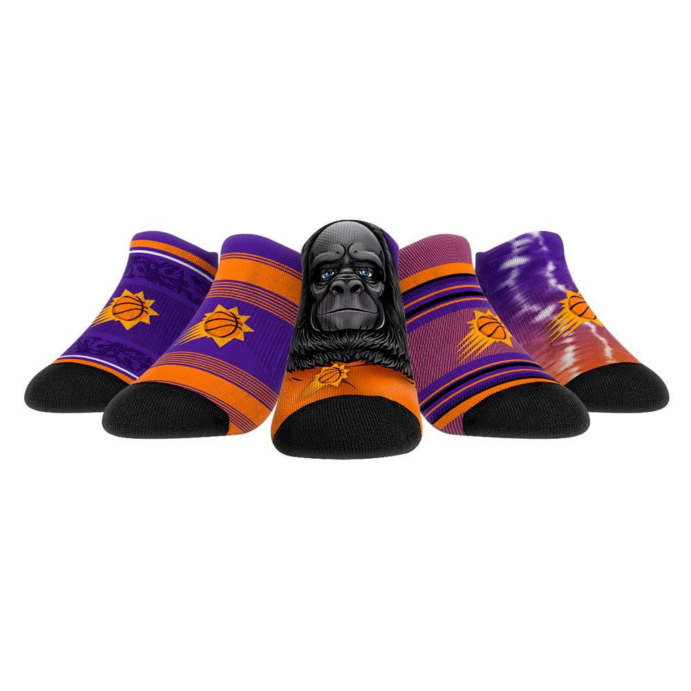 Unisex Rock Em Phoenix Suns Super Fan 5-Pack Low-Cut Socks
