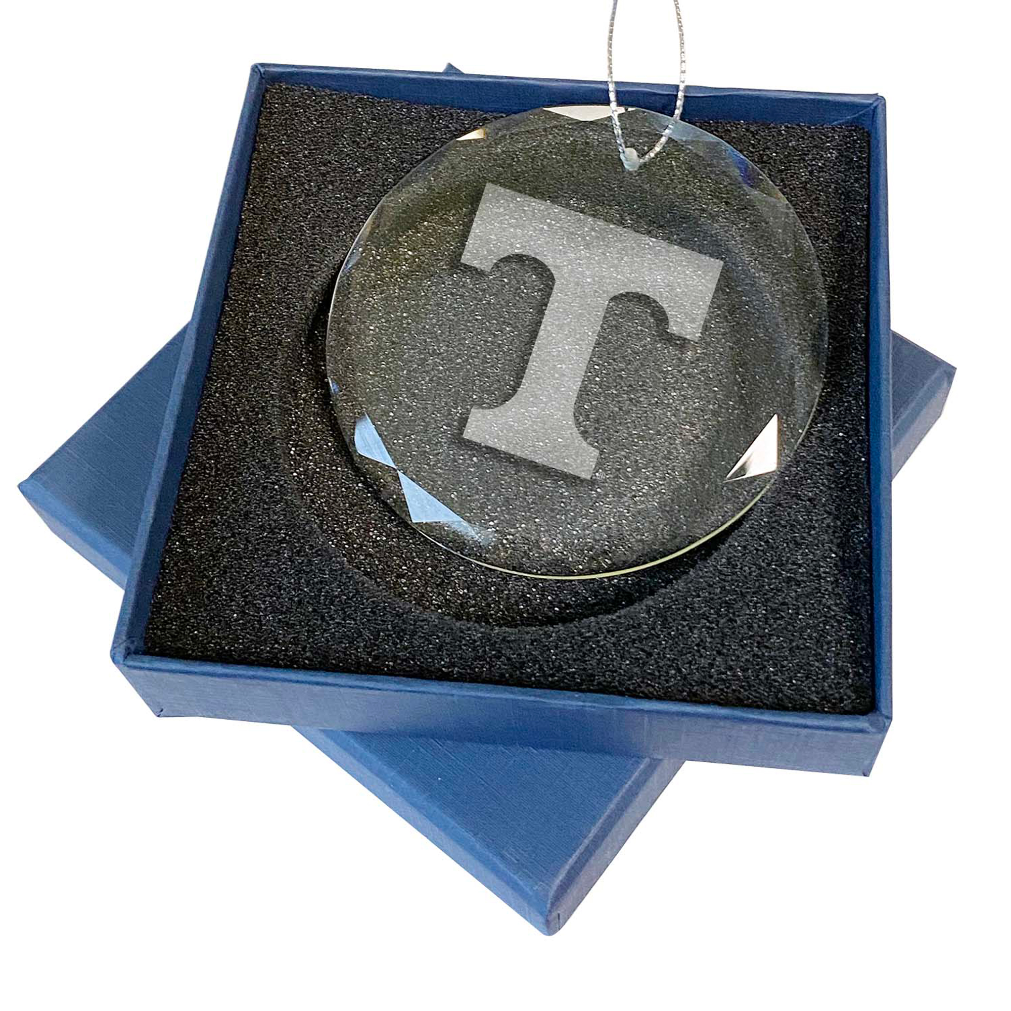 Tennessee Volunteers 3.25'' Laser Engraved Glass Ornament