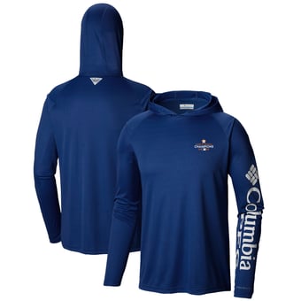 Men's Columbia Navy Houston Astros 2022 World Series Champions Terminal Tackle Long Sleeve Hoodie T-Shirt