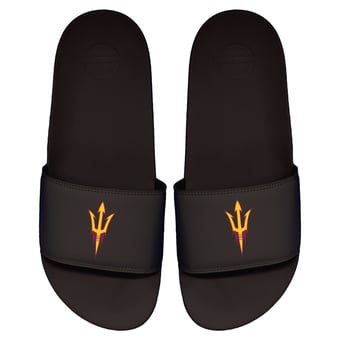 Men's ISlide Black Arizona State Sun Devils Primary Logo Motto Slide Sandals