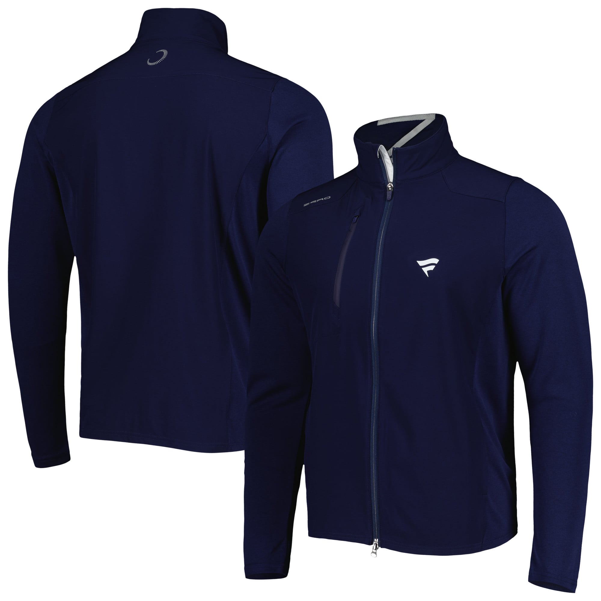 Giacca da uomo con cerniera intera Zero Restriction Navy Fanatics Corporate Z710