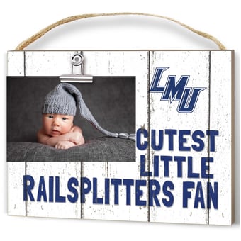 Lincoln Memorial Railsplitters 8'' x 10'' Cutest Little Weathered Logo Clip Photo Frame