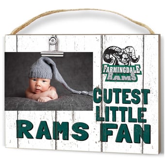 SUNY Farmingdale State Rams 8'' x 10'' Cutest Little Weathered Logo Clip Photo Frame