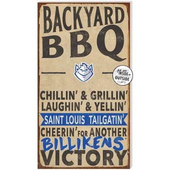 Saint Louis Billikens 11'' x 20'' Indoor/Outdoor BBQ Sign