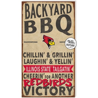 Illinois State Redbirds 11'' x 20'' Indoor/Outdoor BBQ Sign