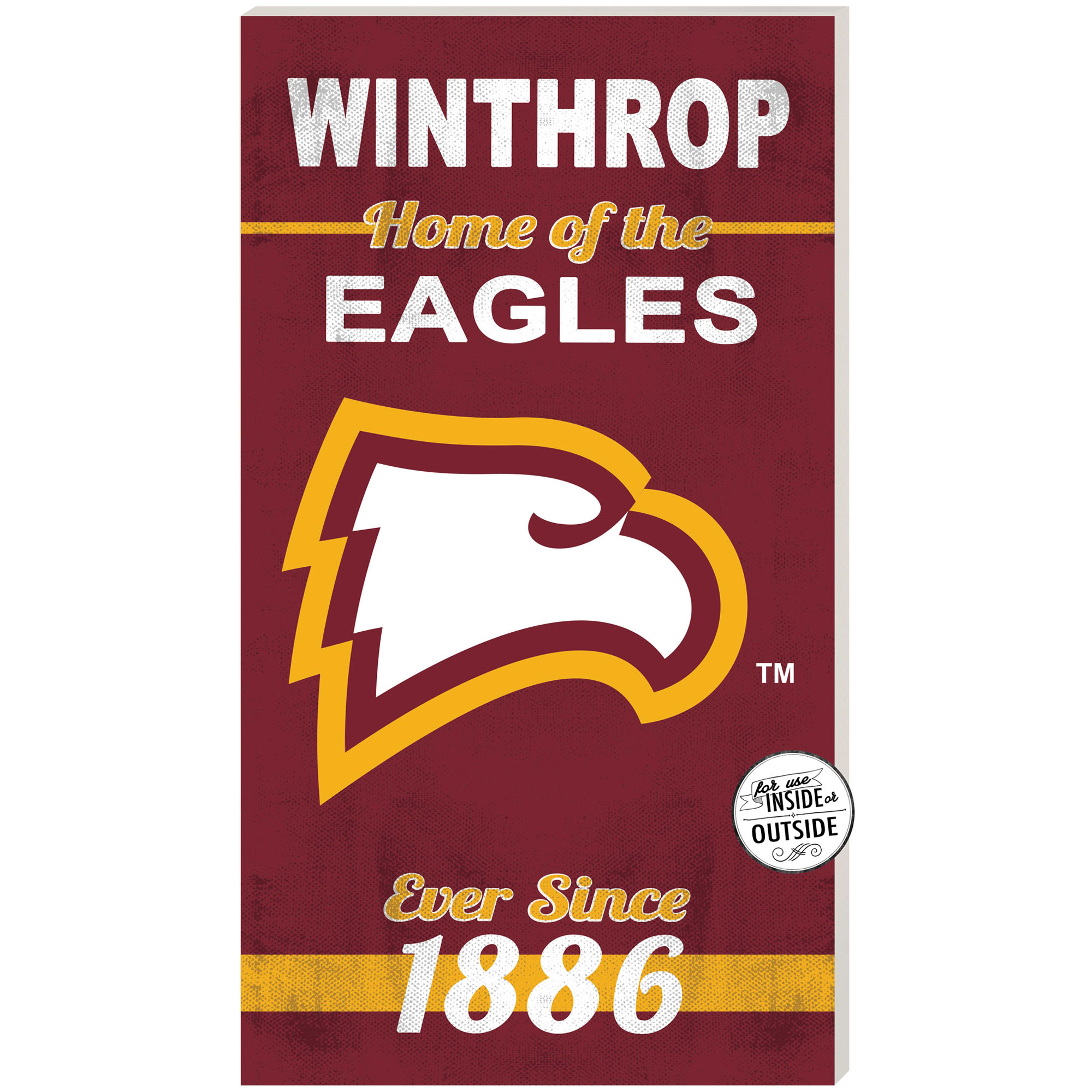 Winthrop Eagles 11″ x 20″ Indoor/Outdoor Home Of The Sign Winthrop Eagles 11″ x 20″ Indoor/Outdoor Home Of The Sign
