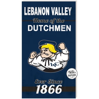 Lebanon Valley College 11" x 20" Indoor/Outdoor Home Of The Sign