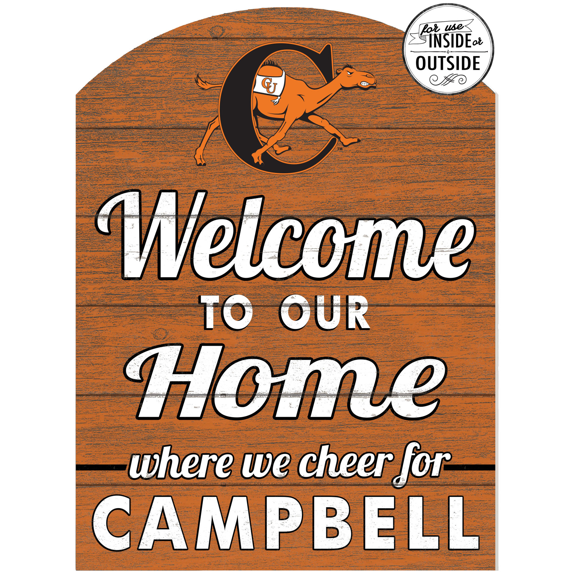 Campbell Fighting Camels 16'' x 22'' Indoor/Outdoor Marquee Sign