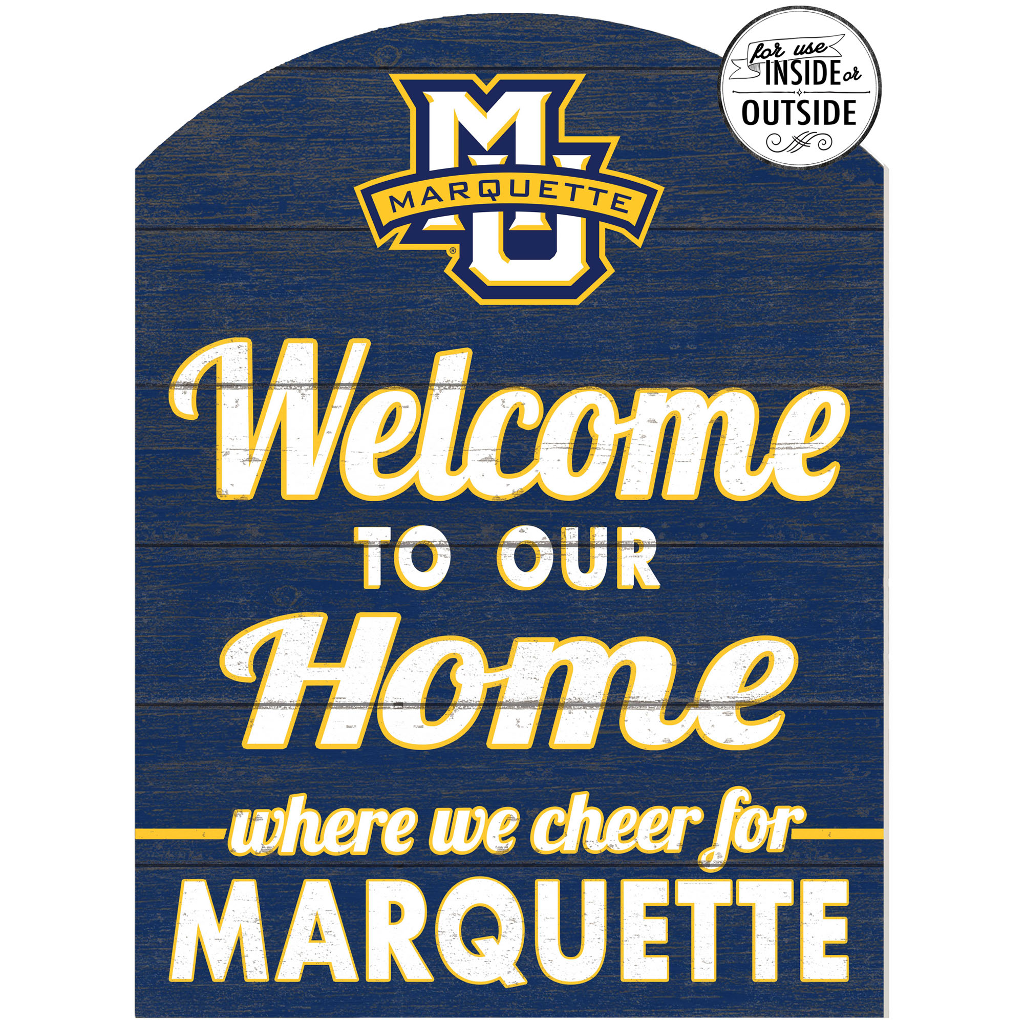 Marquette Golden Eagles 16'' x 22'' Indoor/Outdoor Marquee Sign