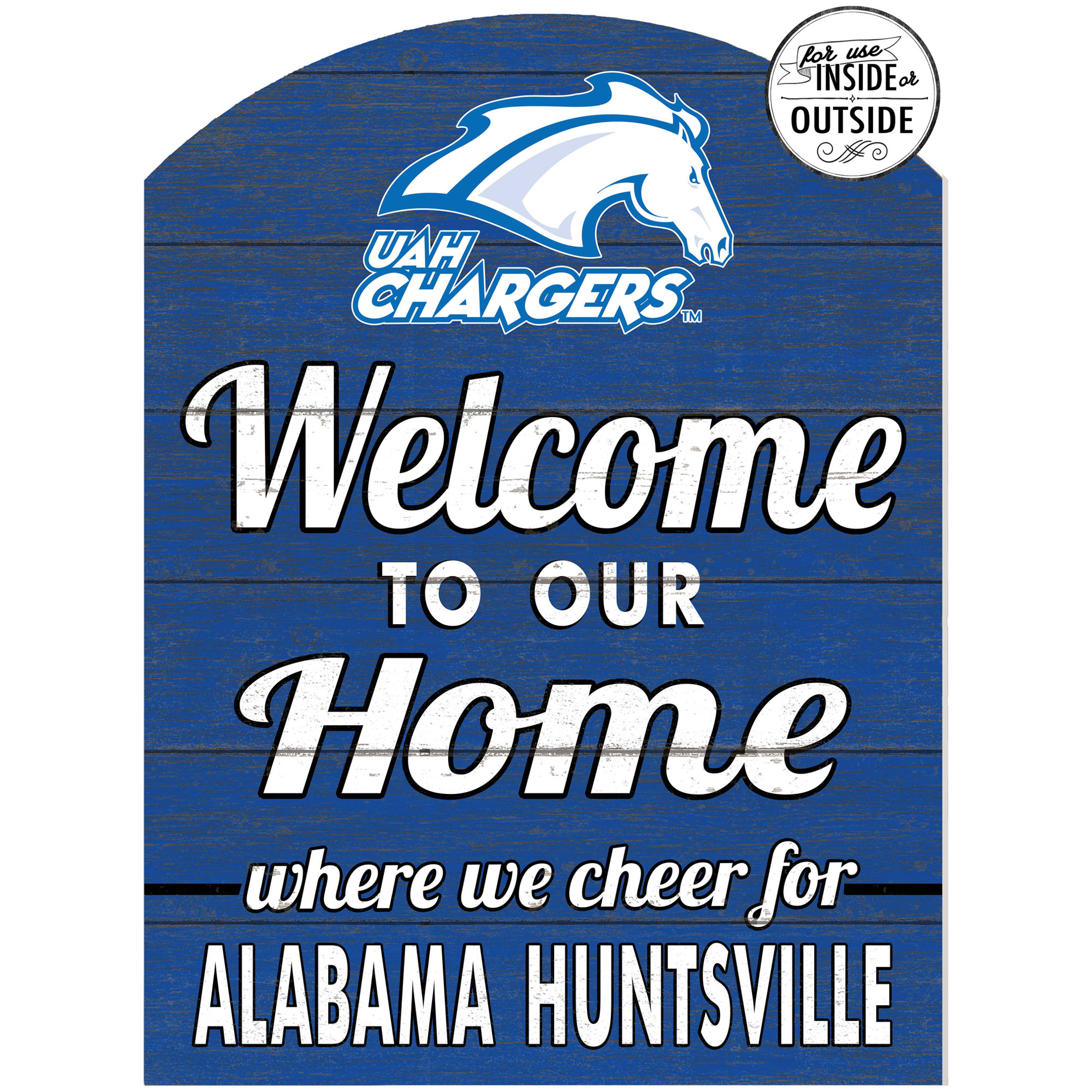 UAH Chargers 16'' x 22'' Indoor/Outdoor Marquee Sign