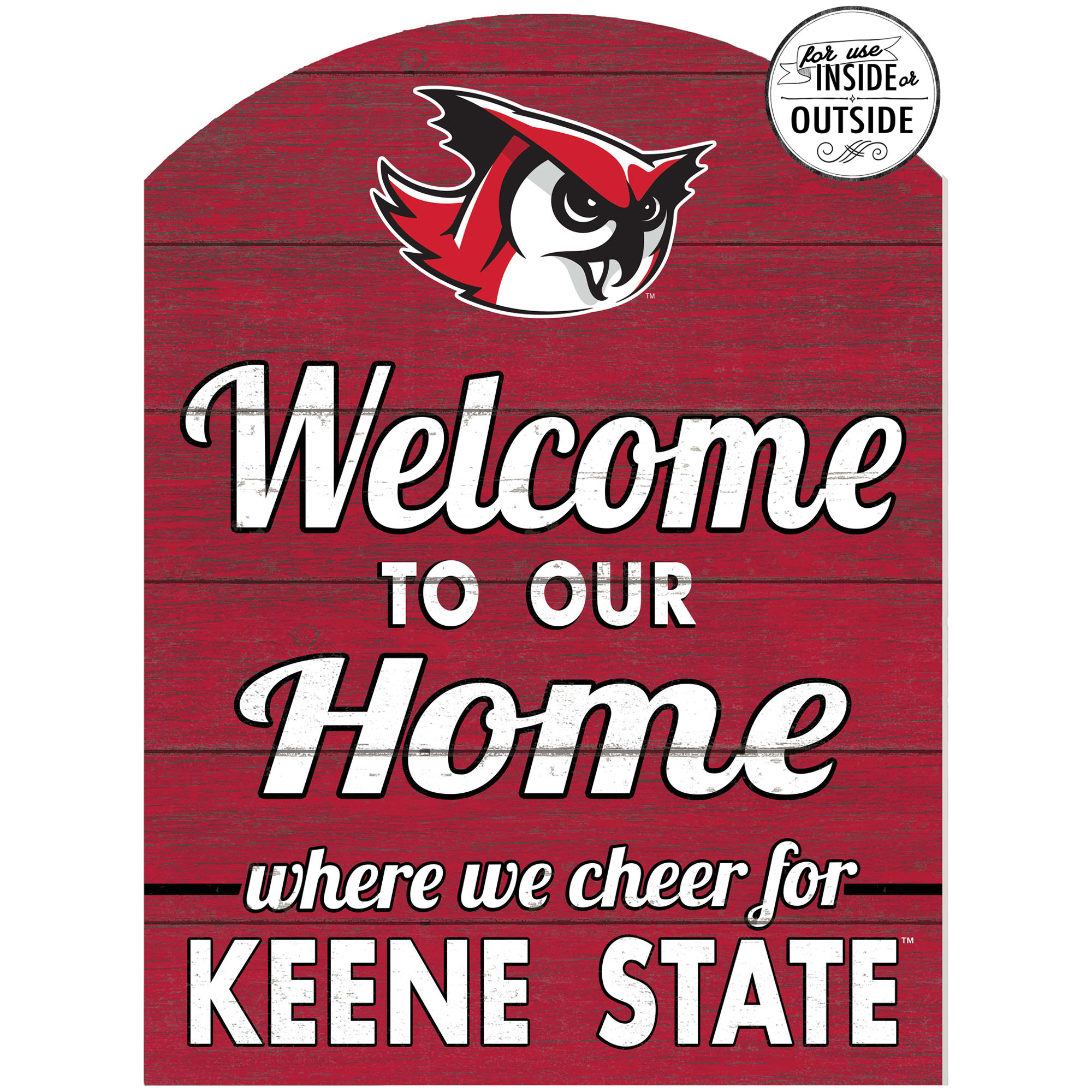 Keene State Owls 16'' x 22'' Indoor/Outdoor Marquee Sign