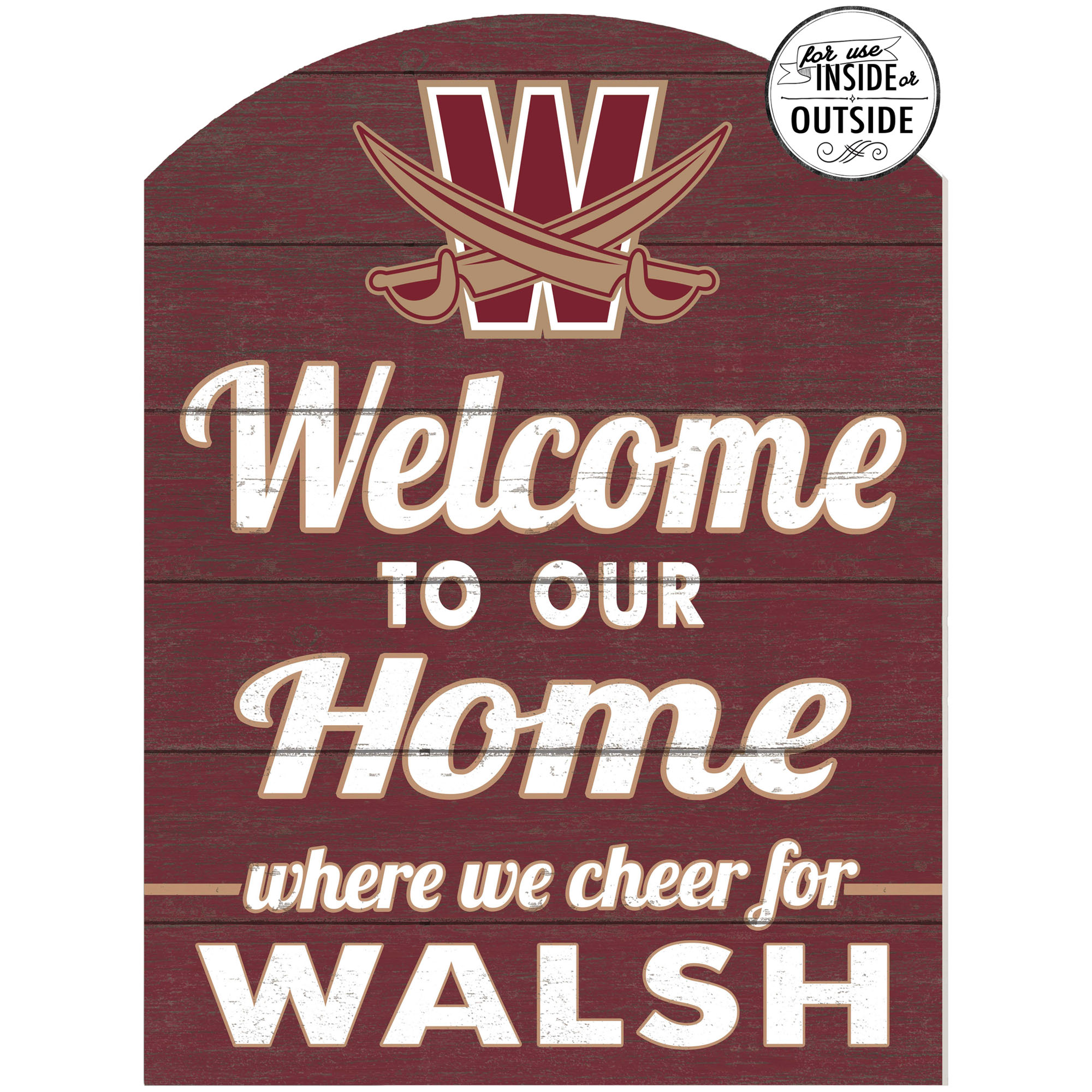 Walsh Cavaliers 16'' x 22'' Indoor/Outdoor Marquee Sign