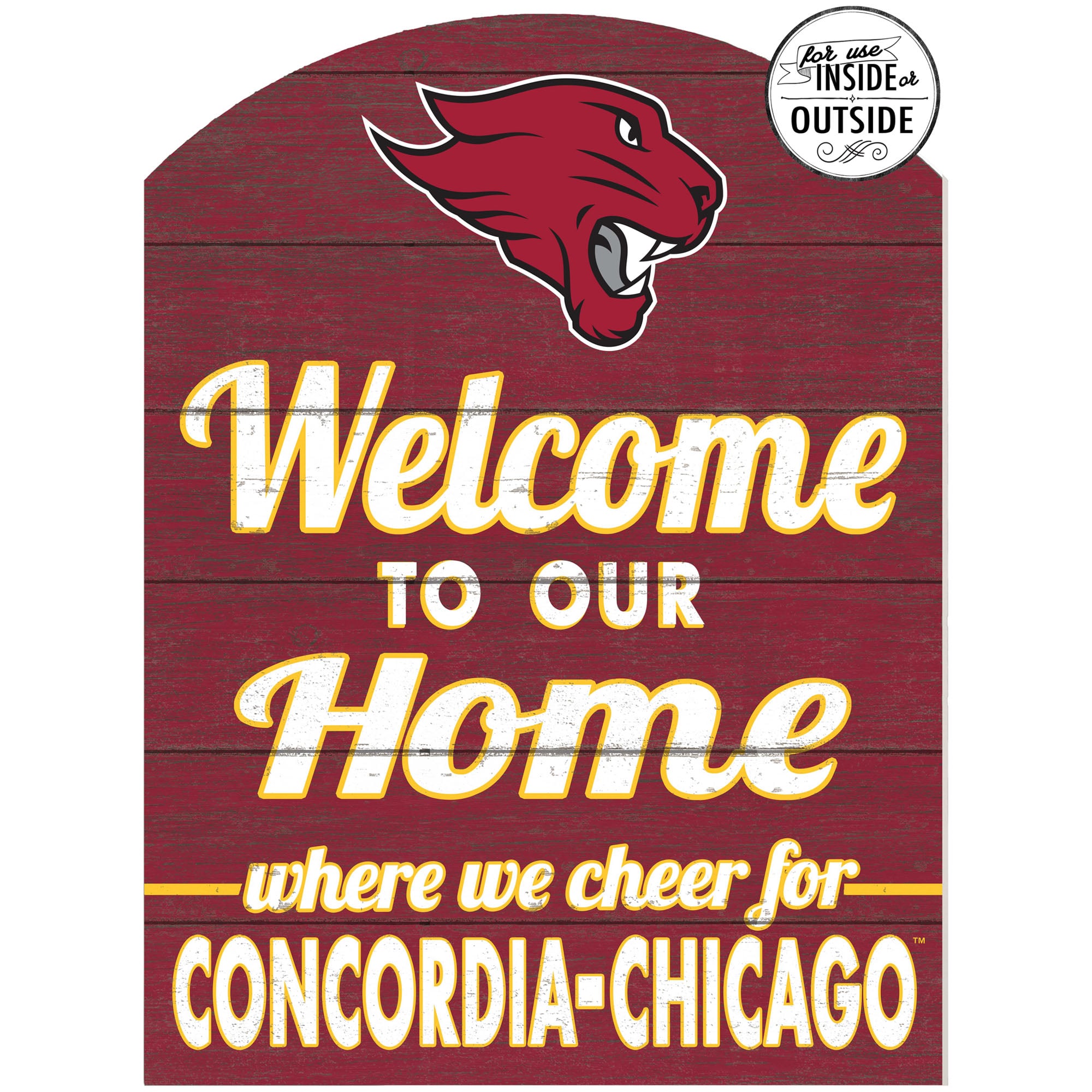 Concordia University (IL) Cougars 16'' x 22'' Indoor/Outdoor Marquee Sign