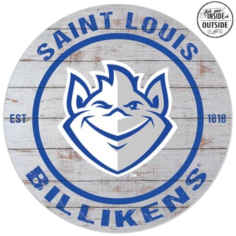 Saint Louis Billikens 20'' x 20'' Indoor/Outdoor Weathered Circle Sign