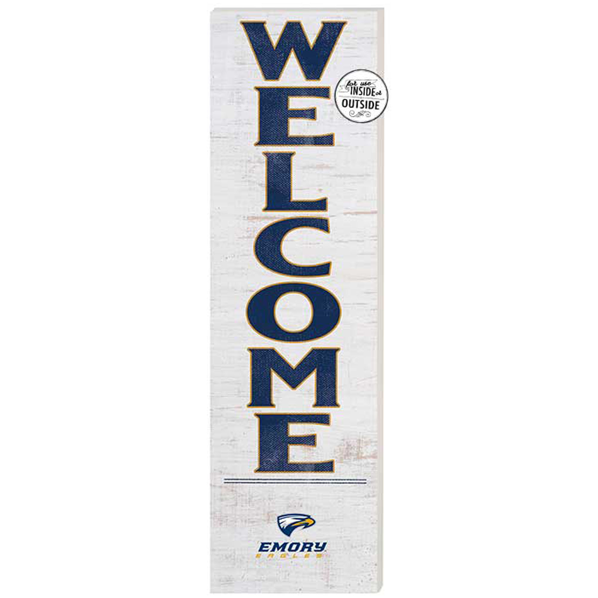 Emory Eagles 10'' x 35'' Indoor/Outdoor Welcome Sign