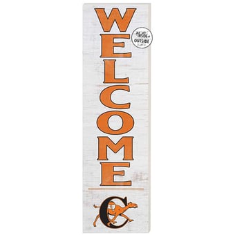 Campbell Fighting Camels 10'' x 35'' Indoor/Outdoor Welcome Sign