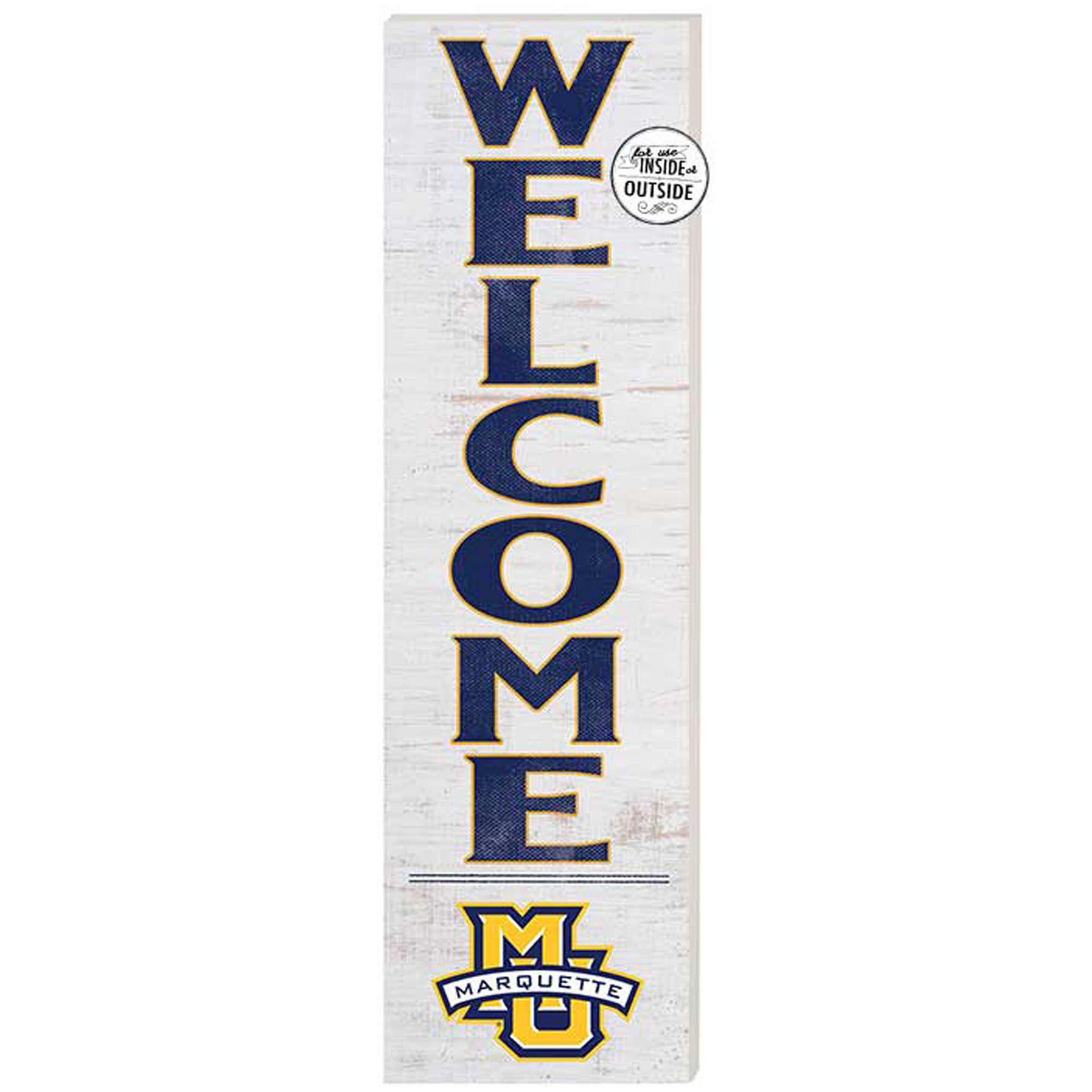 Marquette Golden Eagles 10'' x 35'' Indoor/Outdoor Welcome Sign