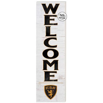 St. Olaf Oles 10'' x 35'' Indoor/Outdoor Welcome Sign