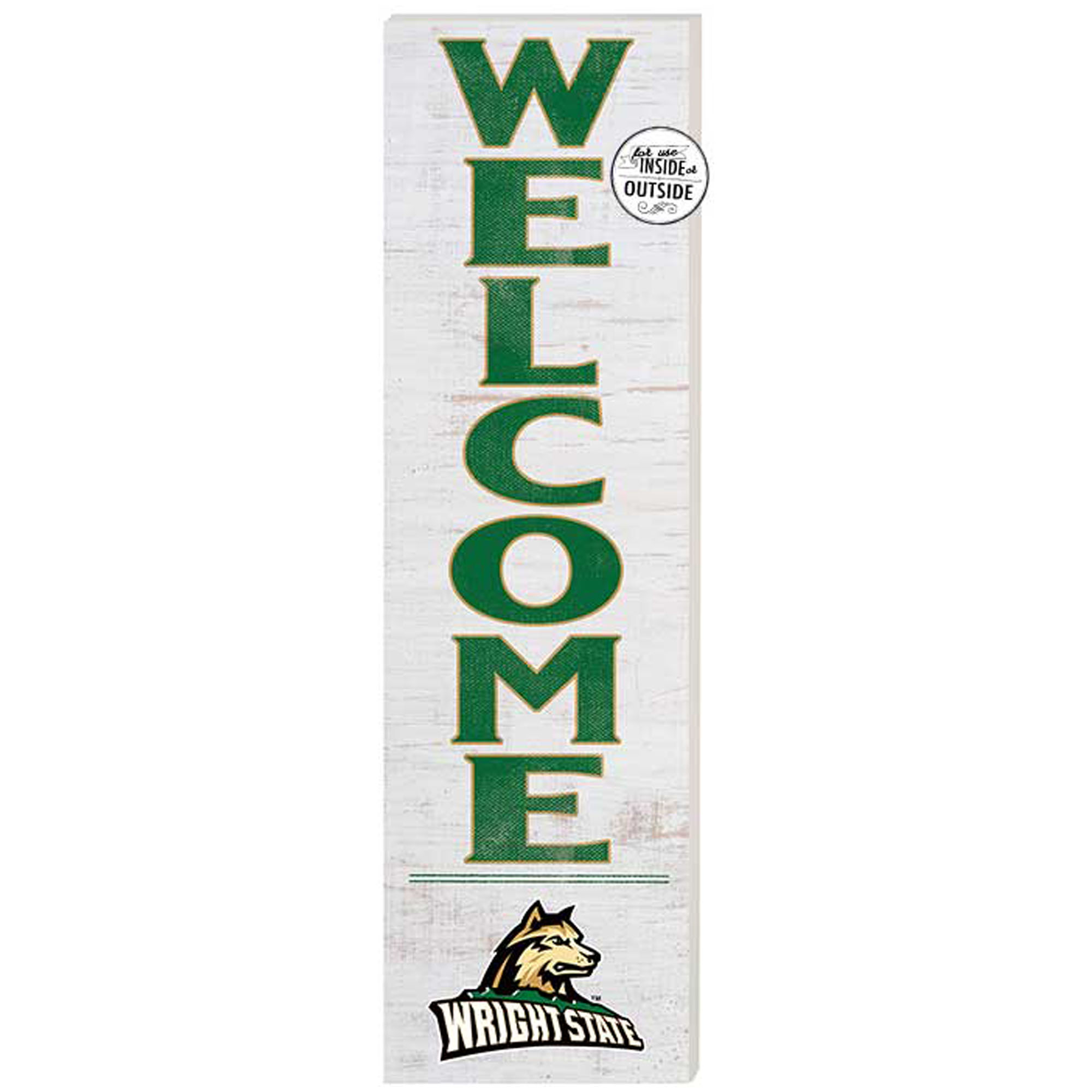 Wright State Raiders 10'' x 35'' Indoor/Outdoor Welcome Sign