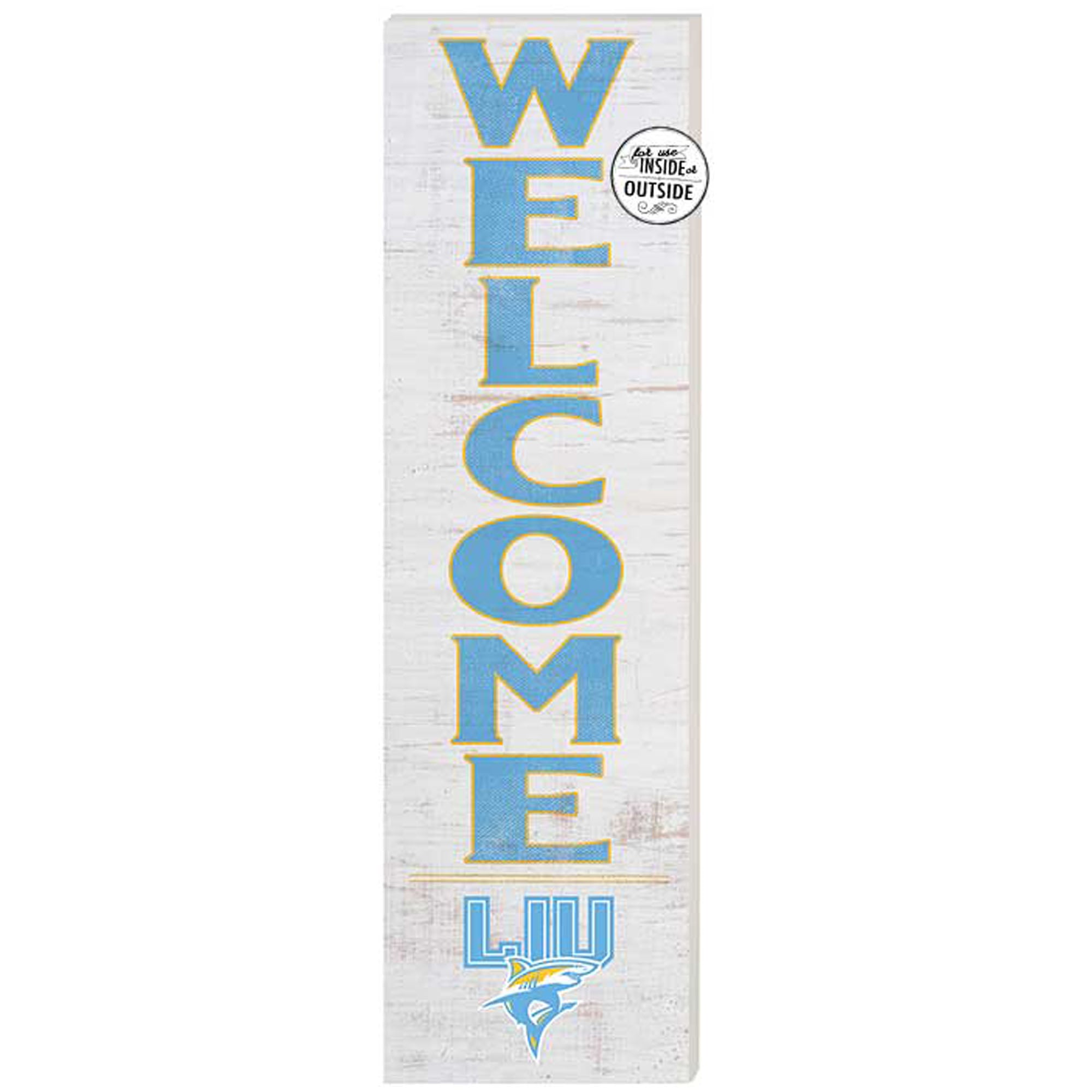 LIU Sharks 10'' x 35'' Indoor/Outdoor Welcome Sign