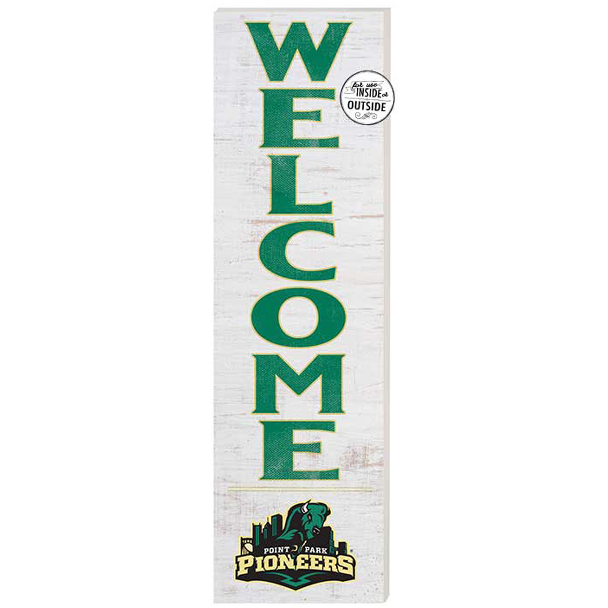 Point Park Pioneers 10'' x 35'' Indoor/Outdoor Welcome Sign