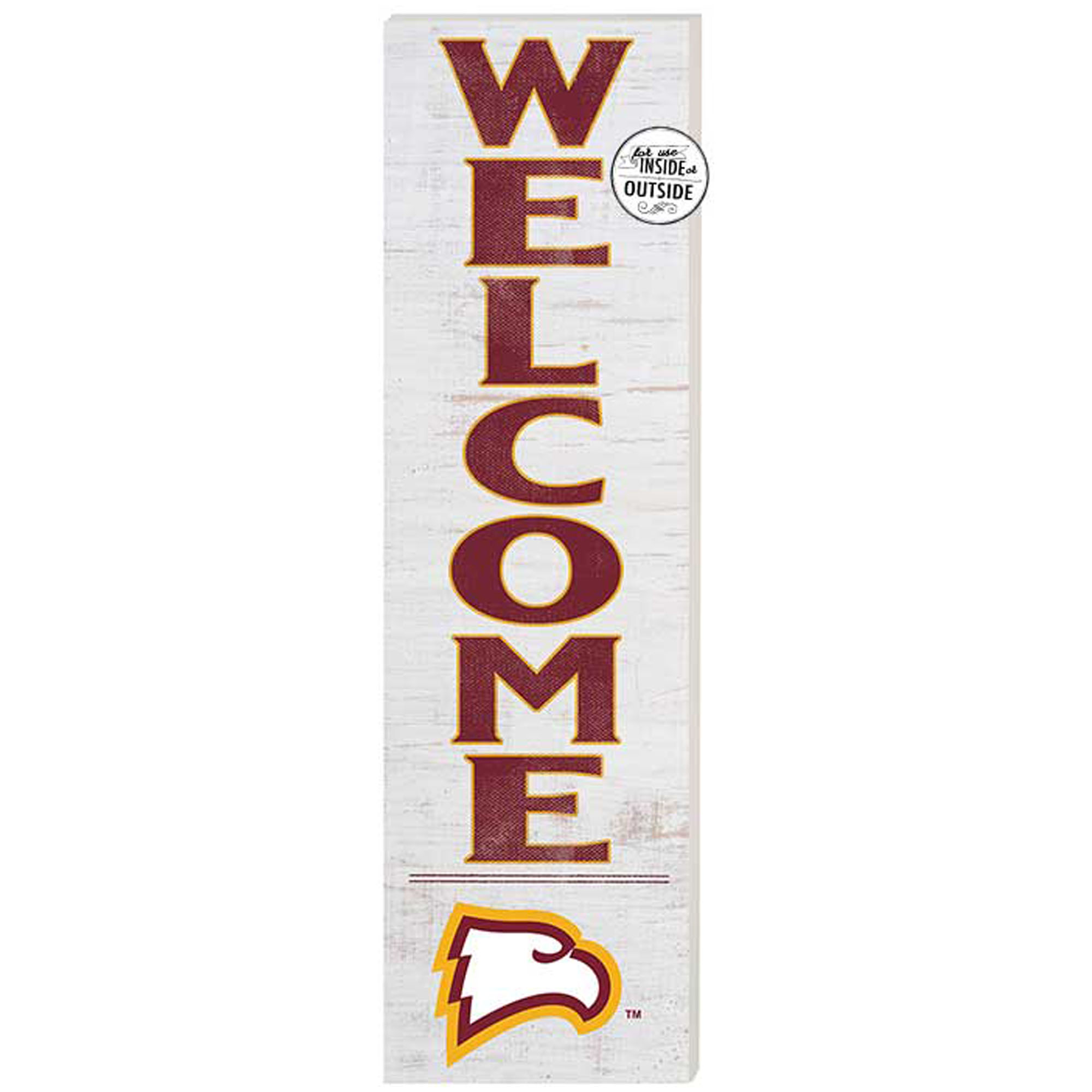Winthrop Eagles 10'' x 35'' Indoor/Outdoor Welcome Sign