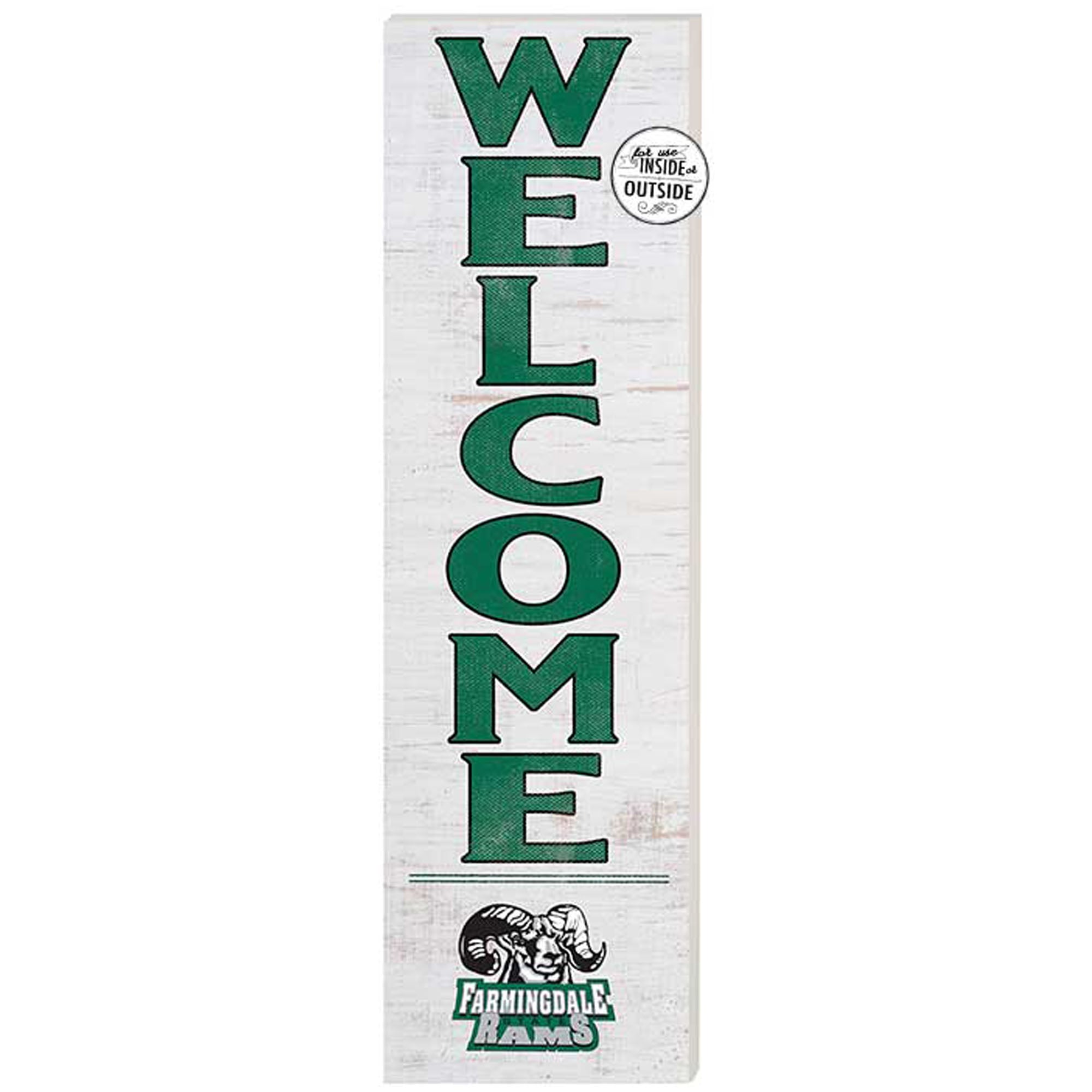 SUNY Farmingdale State Rams 10'' x 35'' Indoor/Outdoor Welcome Sign