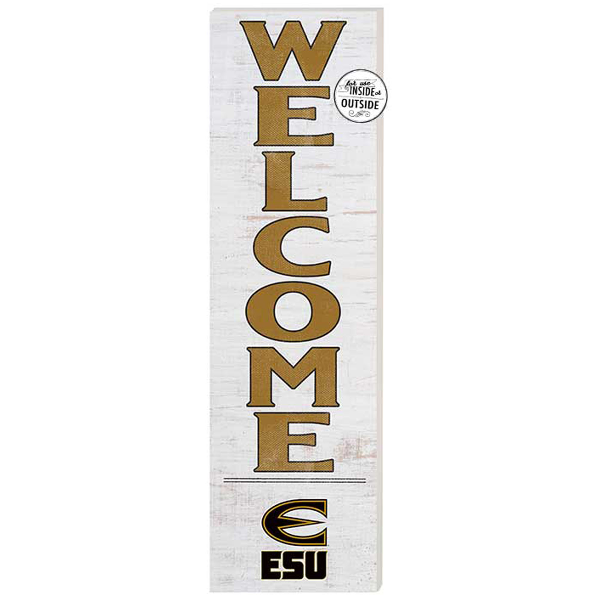 Emporia State Hornets 10'' x 35'' Indoor/Outdoor Welcome Sign