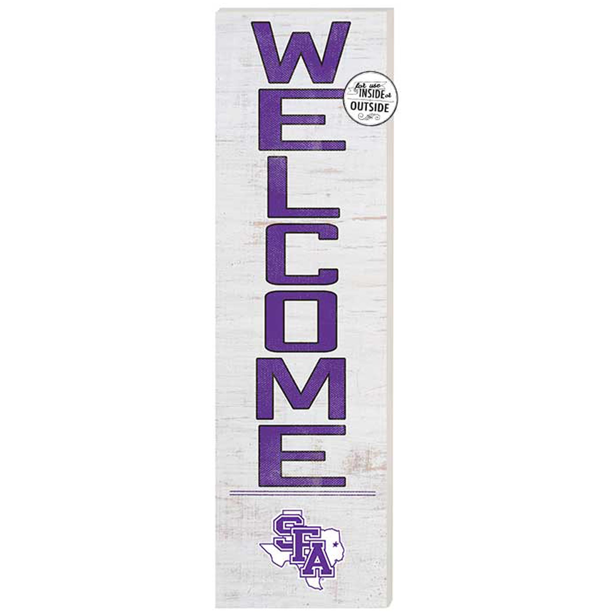 Stephen F Austin Lumberjacks 10'' x 35'' Indoor/Outdoor Welcome Sign