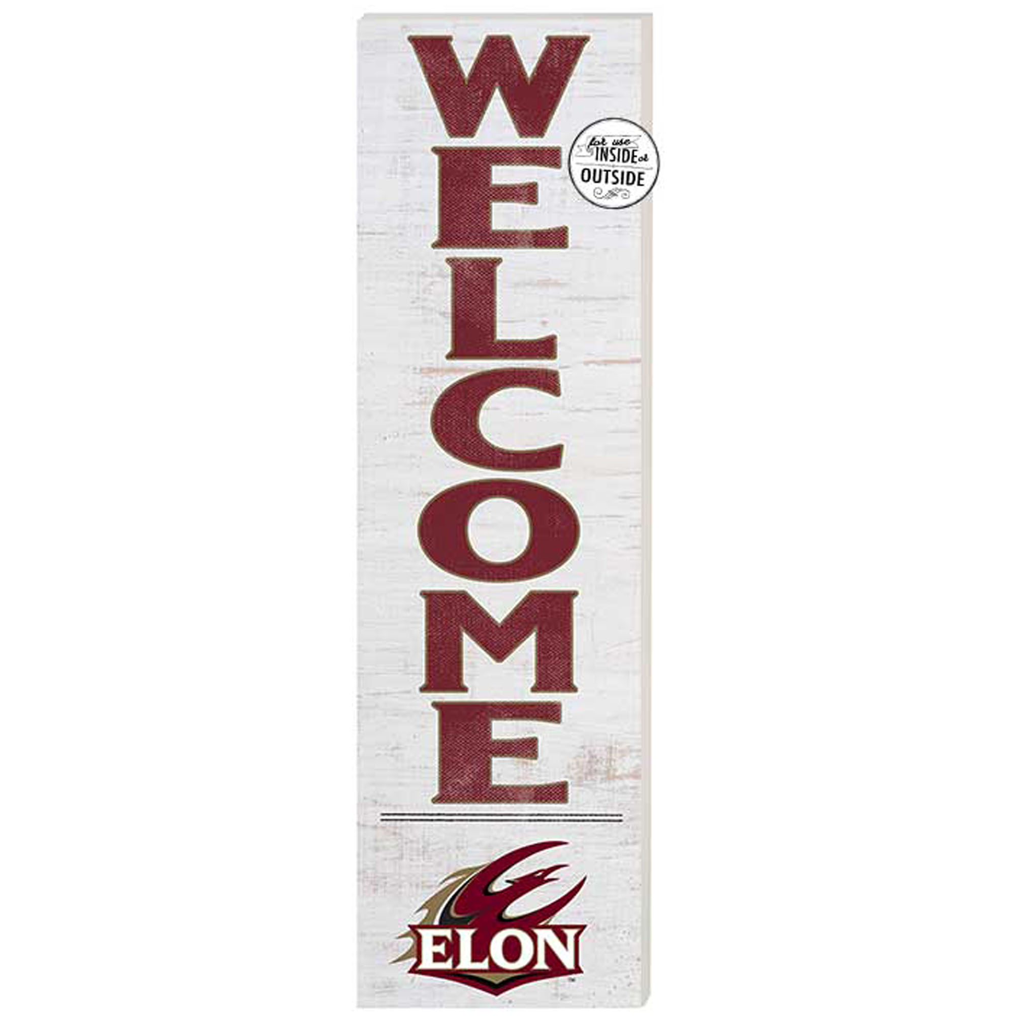 Elon Phoenix 10'' x 35'' Indoor/Outdoor Welcome Sign